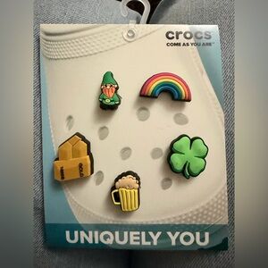 Crocs Jibbitz 5 Pack St. Patricks Day Authentic from Croc Store New on Card